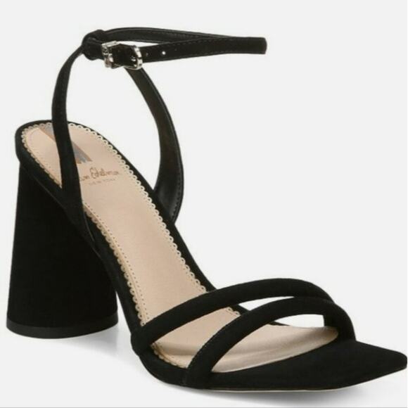 Sam Edelman Kia Strappy Dress Sandals Black 6 - Picture 1 of 8